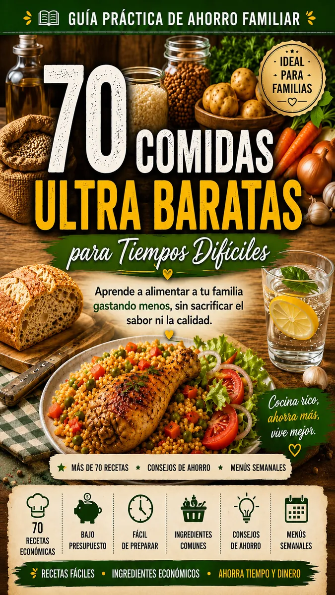 70 Comidas Ultra Baratas para Tiempos Difíciles